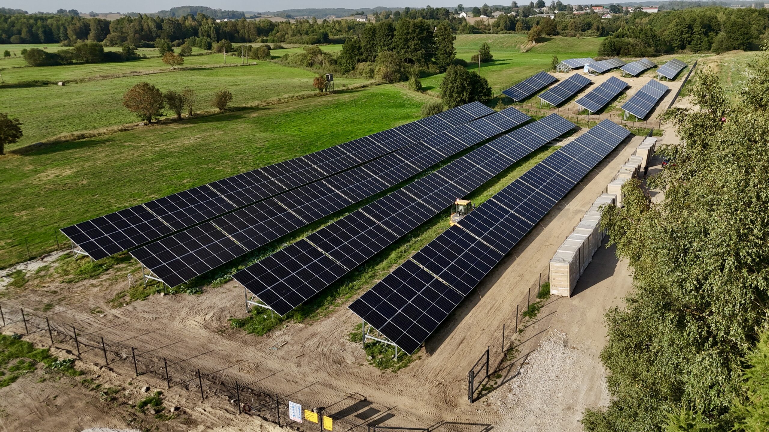 budowa farm fotowltaicznych - Łążyn 1